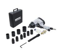 BGS technic KG Clé à choc DIY 3211 12,5 mm (1/2") 312 Nm avec jeu d'outils 16 pièces