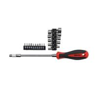 BGS technic KG Jeu d’embouts de tournevis BGS Diy 20131 avec tige flexible 31 pièces