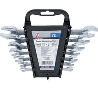 BGS Do It Yourself Jeu de clés plates doubles | 6 x 7 - 19 x 22 mm | 7 pièces