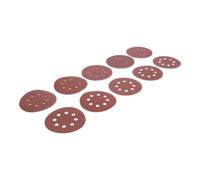 BGS Do it yourself Jeu de feuilles abrasives pour ponçeuse excentrée Ø 125 mm Cal. 40 - 180 25 pièces BGS Do it yourself Quantité:1