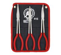 BGS technic KG - Jeu de pinces téléphone 415 - droite/coudée 260-285 mm - 3 pièces