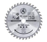BGS Do it yourself Lame de scie circulaire en métal dur Ø 160 x 20 x 2,4 mm 36 dents BGS Do it yourself Quantité:1