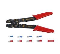 BGS technic KG Pince à sertir et dénuder BGS1423 – 200 mm avec cosses électriques, 61 pièces