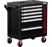 BGS Do It Yourself Servante d’atelier | 6 tiroirs | 1 porte latérale | vide