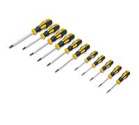 KRAFTMANN 7845 Jeu de tournevis profil T, avec alésage frontal, 11 pièces