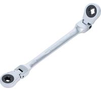 BGS Double clé annulaire à cliquet | pliable | avec têtes polygonales à profi...
