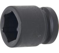 BGS Douille à choc, six pans | 25 mm (1") | 39 mm