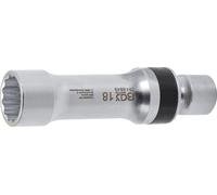 BGS Douille articulée pour bougie d'allumage Douze pans avec ressort de maintien Entraînement Carré intérieur 10 mm (3/8") SW 18 mm - 6849