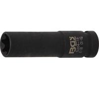 BGS Douille de force profil E, profond Entraînement Carré intérieur 12,5 mm (1/2") SW E18 mm - 5204-18