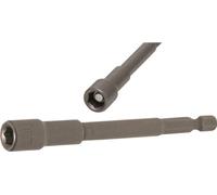 BGS Douille hexagonale extra longue pour perceuse Entraînement Hexagone extérieur 6,3 mm (1/4") SW 7 mm - 2763