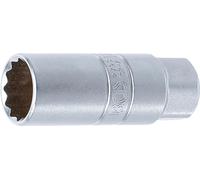 BGS Douille pour bougie d'allumage à entraînement dodécagonal Carré intérieur 10 mm (3/8") SW 18 mm - 2793