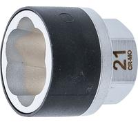 BGS Douille profilée spirale / Extracteur de vis Entraînement hexagone extérieur 21 mm SW 21 mm - 7510-21