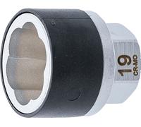 BGS Douille profilée spirale / Extracteur de vis Entraînement hexagone externe 19 mm SW 19 mm - 7510-19