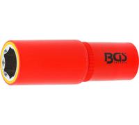 BGS Douille VDE entraînement hexagonal carré intérieur 12,5 mm (1/2") SW 18 mm - 72068