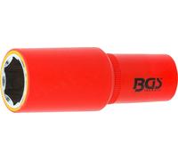 BGS Douille VDE entraînement hexagonal carré intérieur 12,5 mm (1/2") SW 22 mm - 72072