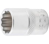 BGS Douilles simples standard, Chromé Mat, 18 mm