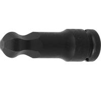 BGS Embout de force Longueur 75 mm Entraînement Carré intérieur 12,5 mm (1/2") Hexagone intérieur avec tête sphérique 17 mm - 5488-17