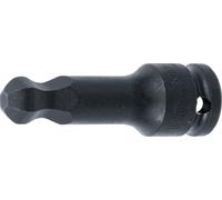 BGS Embout de force Longueur 75 mm Entraînement Carré intérieur 12,5 mm (1/2") Hexagone intérieur avec tête sphérique 14 mm - 5488-14
