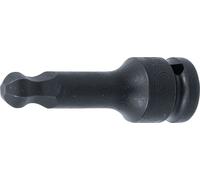 BGS Embout de force Longueur 75 mm Entraînement Carré intérieur 12,5 mm (1/2") Hexagone intérieur avec tête sphérique 12 mm - 5488-12