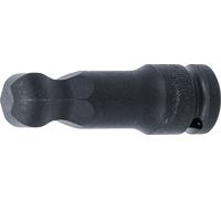 BGS Embout de force Longueur 75 mm Entraînement Carré intérieur 12,5 mm (1/2") Hexagone intérieur avec tête sphérique 19 mm - 5488-19