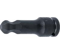 BGS Embout de force Longueur 75 mm Entraînement Carré intérieur 12,5 mm (1/2") Hexagone intérieur avec tête sphérique 15 mm - 5488-15