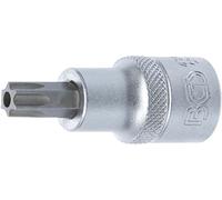 BGS Embout de tournevis à emmanchement carré 12,5 mm (1/2") profil T (pour Torx) avec alésage T50 - 4328