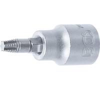 BGS Embout d'extraction de vis entraînement carré intérieur 10 mm (3/8") pour profil T défectueux (pour Torx) T27 - 7098-T27