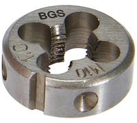 BGS Filière de filetage - M10 x 1,0 x 25 mm 1900-M10X1.0-S
