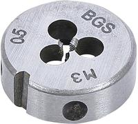 BGS Filière de filetage - M3 x 0,5 x 25 mm 1900-M3X0.5-S