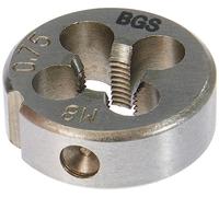 BGS Filière de filetage - M8 x 0,75 x 25 mm 1900-M8X0.75-S
