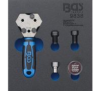 BGS Garniture de chariot d'atelier 1/6 : Appareil à border - DIN 4,75 / 5 / 6 mm 9838