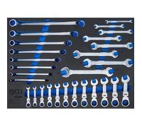 BGS Garniture pour Servante d'Atelier 3/3 - Clés à Fourche et Mixtes