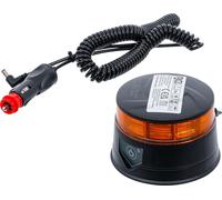 BGS Gyrophare à accu jaune avec aimant 12 V / 24 V Ø 130 mm - 70343