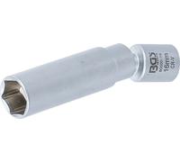 BGS Insert articulé pour bougies de préchauffage et d'allumage, entraînement carré intérieur 10 mm (3/8") SW 16 mm - 80000-16