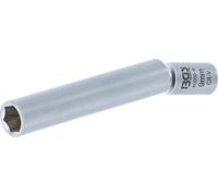 BGS Insert articulé pour bougies de préchauffage et d'allumage, entraînement carré intérieur 6,3 mm (1/4") SW 9 mm - 80000-9