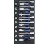 BGS Insert de servante d’atelier 1/3: Jeu de douilles à embouts | 12,5 mm (1/...