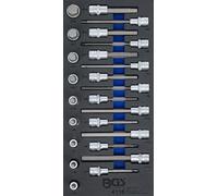 BGS Insert de servante d’atelier 1/3: Jeu de douilles à embouts | 12,5 mm (1/...