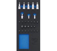 BGS Insert de servante d'atelier 1/3 : Assortiment d’embouts et de douilles à...