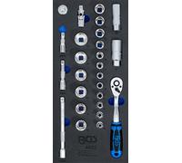 BGS Insert de servante d'atelier 1/3 : Jeu de clé à douilles | 10 mm (3/8) | ...