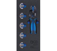 BGS Insert de servante d'atelier 1/3 : Jeu de pinces à sertir | avec 5 paires...