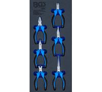 BGS 4024 - Insert de servante d'atelier 1/3 : Jeu de pinces mini de précision - 6 pièces