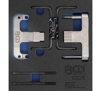 BGS Garniture pour servante d'atelier 1/6 : Jeu d'outils de réglage de moteur pour Mercedes-Benz / Chrysler - 9326