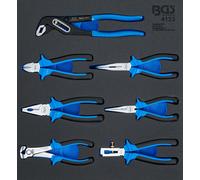 BGS Insert de servante d'atelier 2/3 : Jeu de pinces | 7 pièces