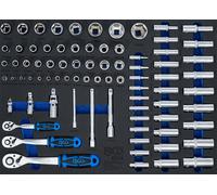 BGS 4015 | Insert de servante d'atelier 3/3 : Jeu de douilles | 80 pièces