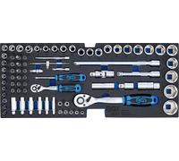 BGS technic Insert pour art. 3312 : Jeu de douilles 12,5 mm (1/2") + 6,3 mm (1/4") 77 pièces BGS Quantité:1