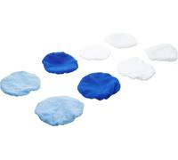 BGS Jeu de capuchons de polissage Ø 125 mm 8 pièces - 74510