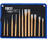 BGS technic KG – Jeu de chasse-goupilles, burins et pointeaux BGS 1657 – 12 pièces