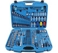 BGS 2290 | Coffret de Douilles Gear Lock | 6,3 mm (1/4") / 10 mm (3/8") / 12,5 mm (1/2") | 218 pièces
