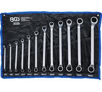 BGS Jeu de clés à œil doubles | contre-coudées | 6 - 32 mm | 12 pièces