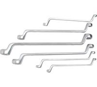 BGS Jeu de clés à œil doubles profil E | coudées | E6 - E24 | 6 pièces